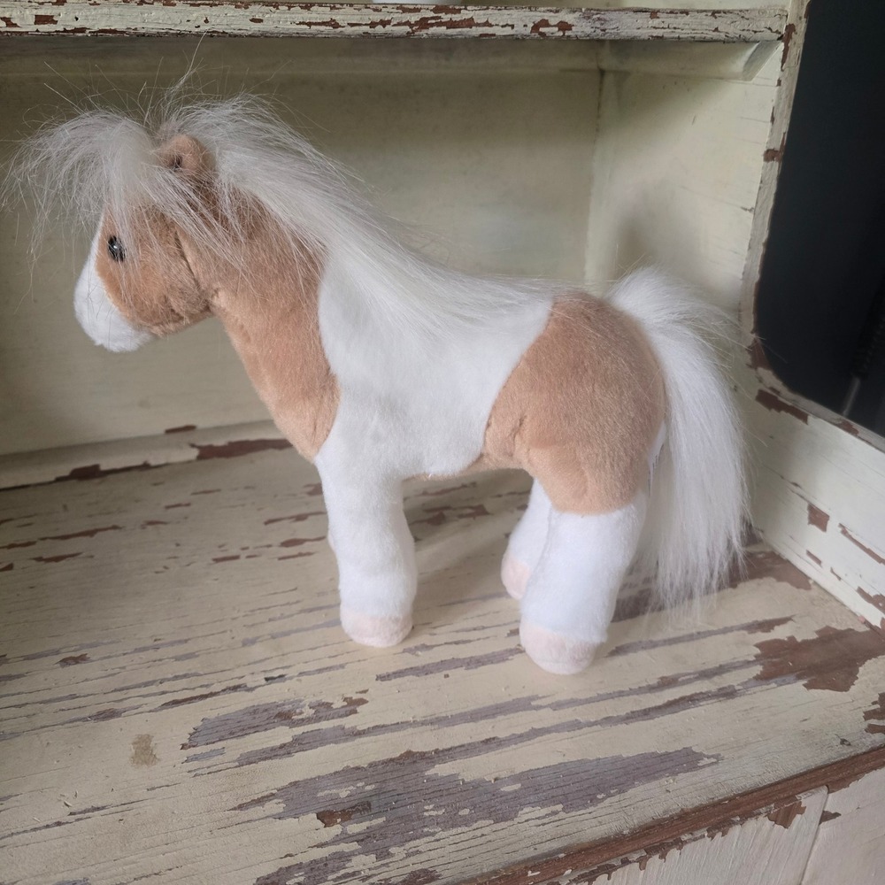 Breyer Aurora World A Horse Of My Very‎ Own Pinto Pony Plush Tan White Standing